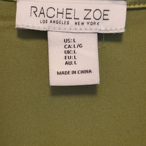 Satin Green Blouse - Picture 2 of 4